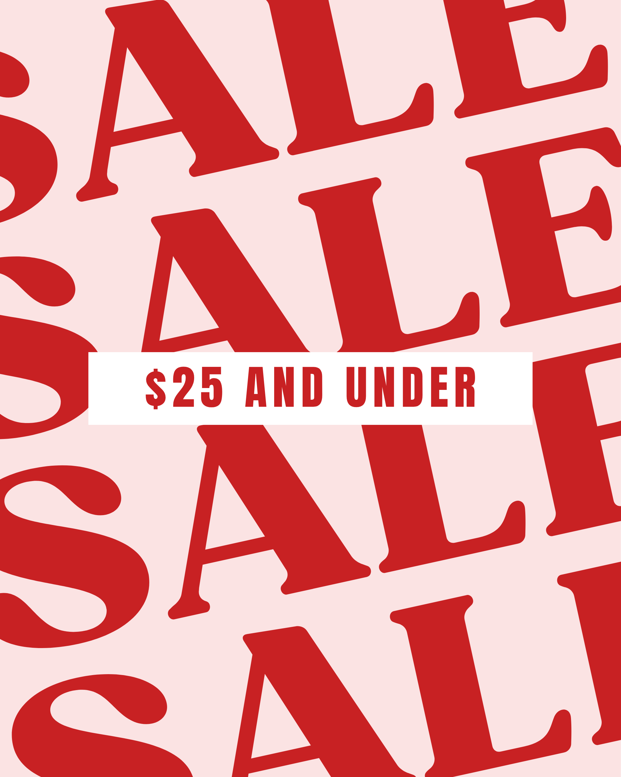 $25 and UNDER