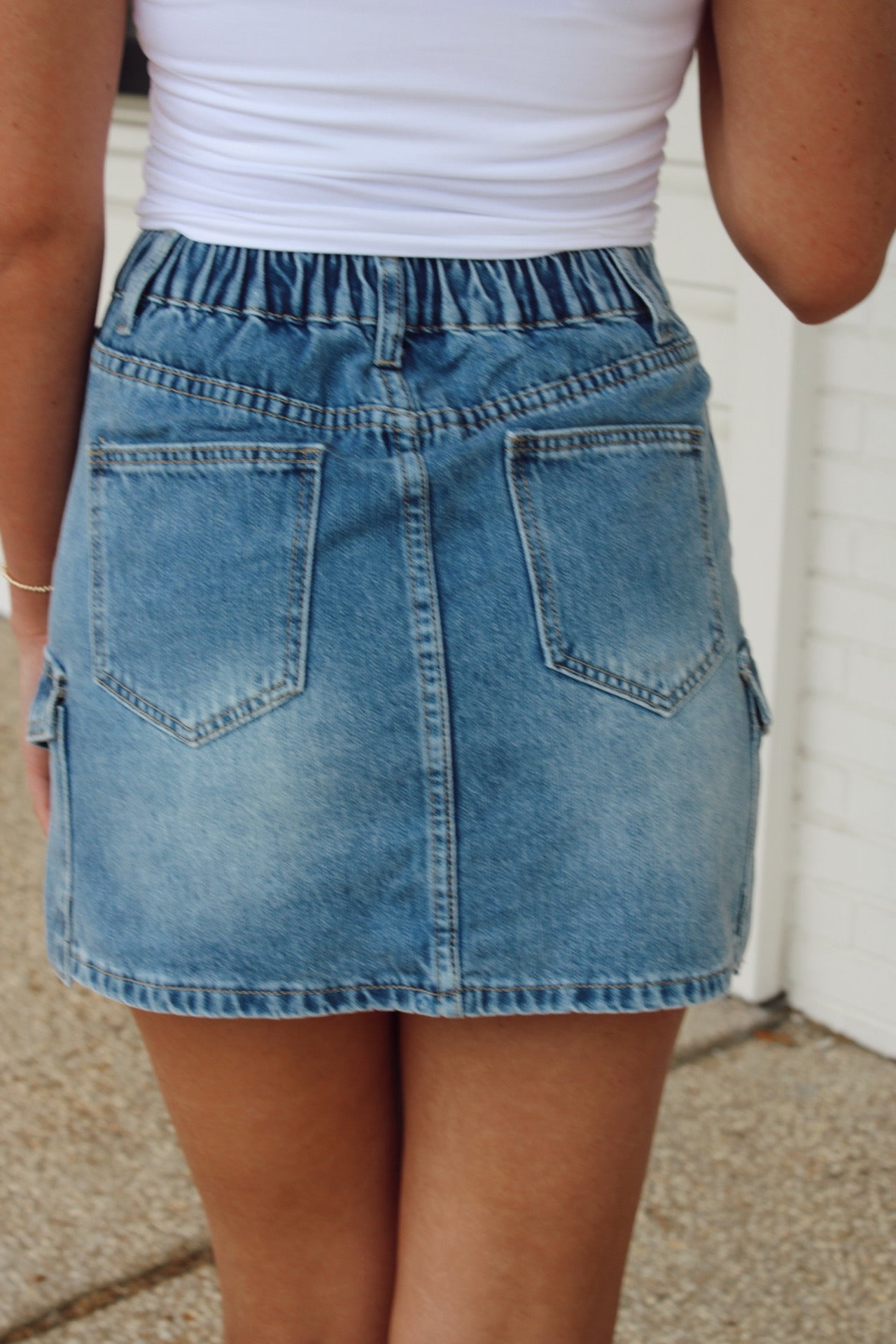 Can't Wait Cargo Denim Skirt – Silver Dollar Boutique